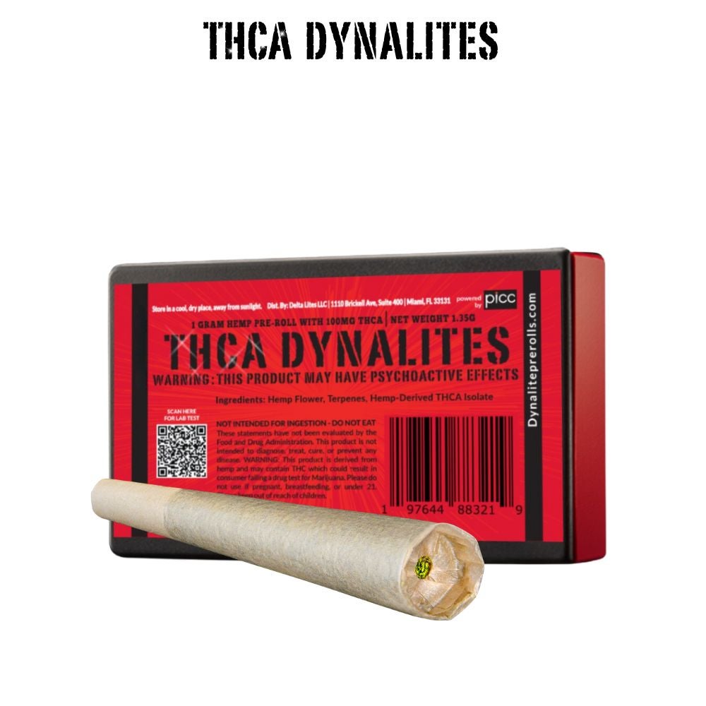 THCA Dynalites (6) 1 Gram Pre-Rolls With 180MG THCA