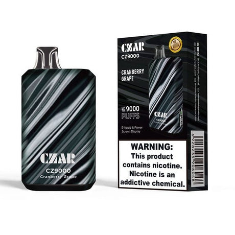 CZAR CZ9000 E-liquid & Power Screen Display - 9K Puffs