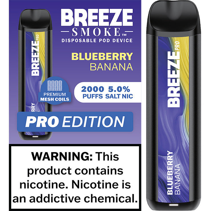 Breeze Pro Vape Disposable - 2k Puffs