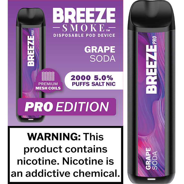 Breeze Pro Vape Disposable - 2k Puffs