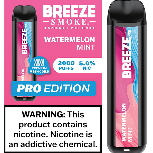 Breeze Pro Vape Disposable - 2k Puffs