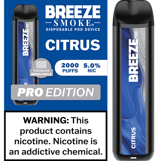 Breeze Pro Vape Disposable - 2k Puffs