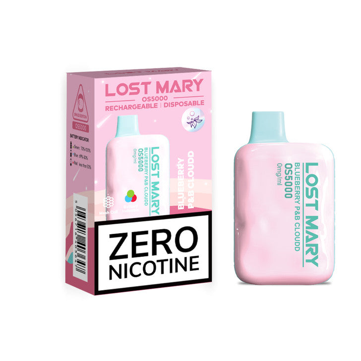 Lost Marry OS5000 Zero Nicotine Vape Disposable - 5k Puffs