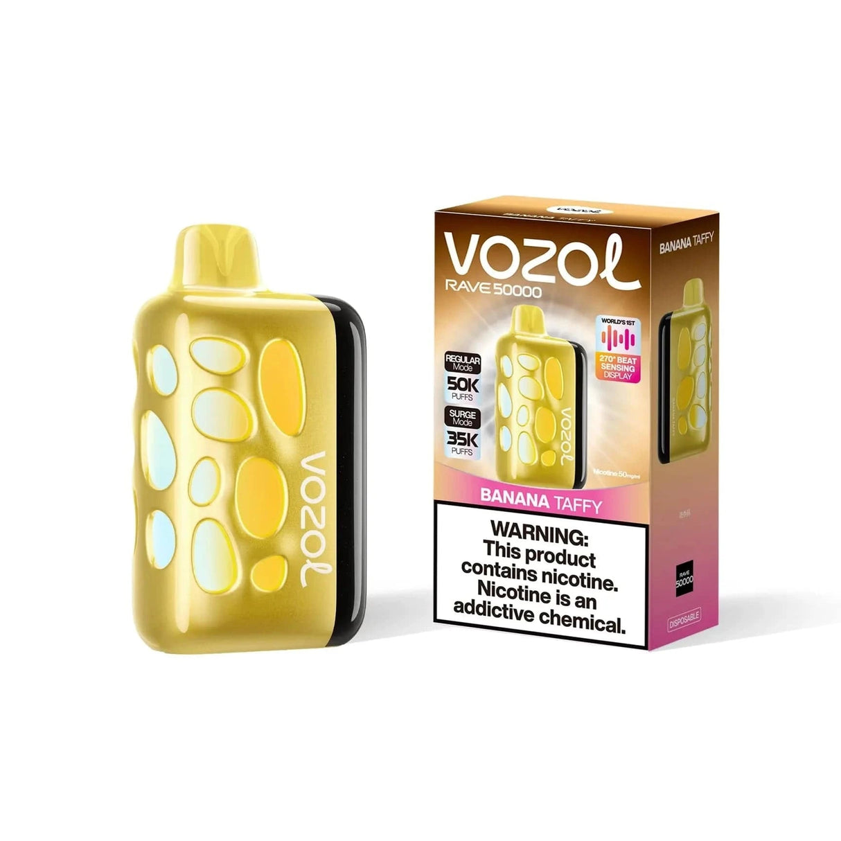 Vozol Rave Vape Disposable - 50,000 Puffs