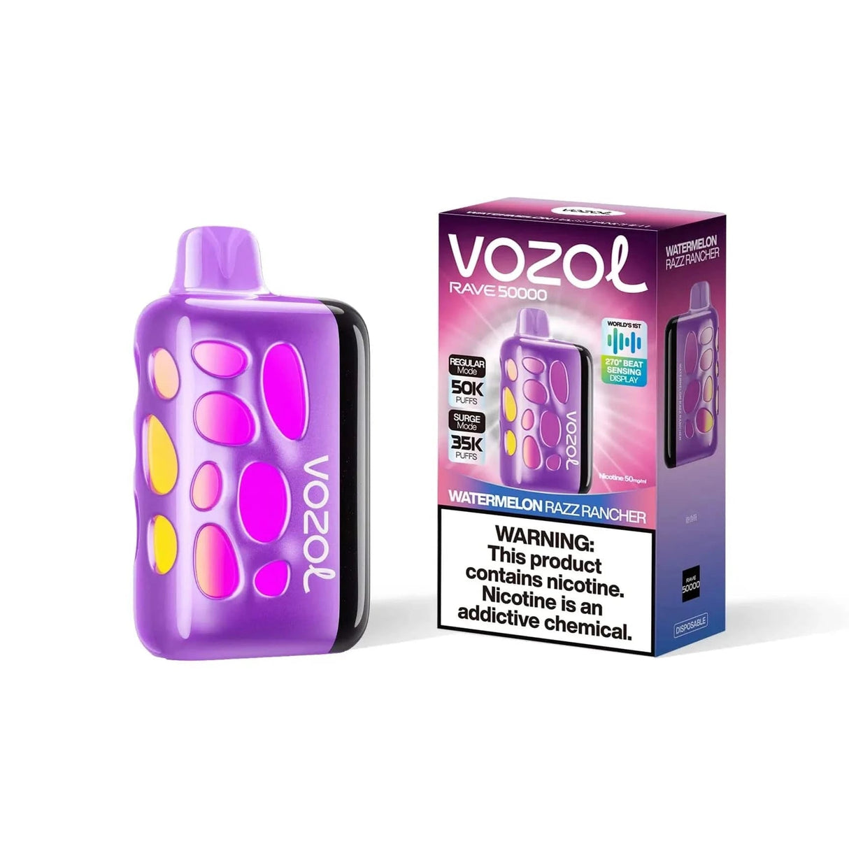 Vozol Rave Vape Disposable - 50,000 Puffs