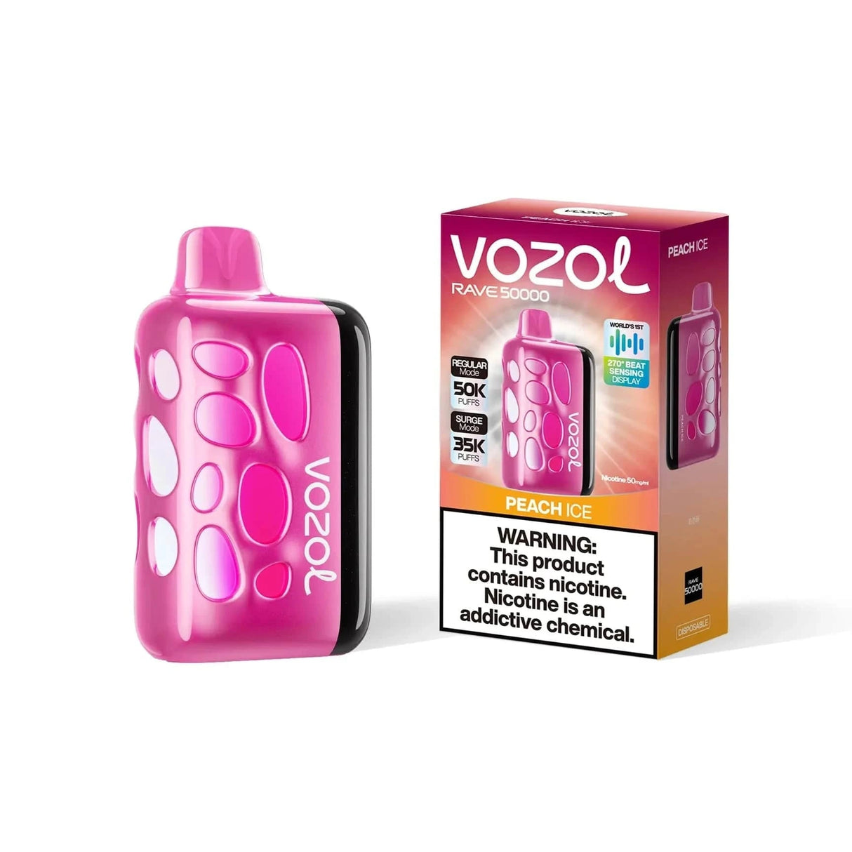 Vozol Rave Vape Disposable - 50,000 Puffs