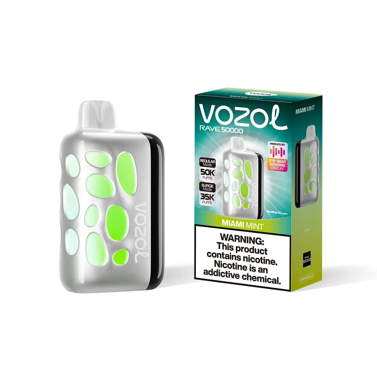 Vozol Rave Vape Disposable - 50,000 Puffs