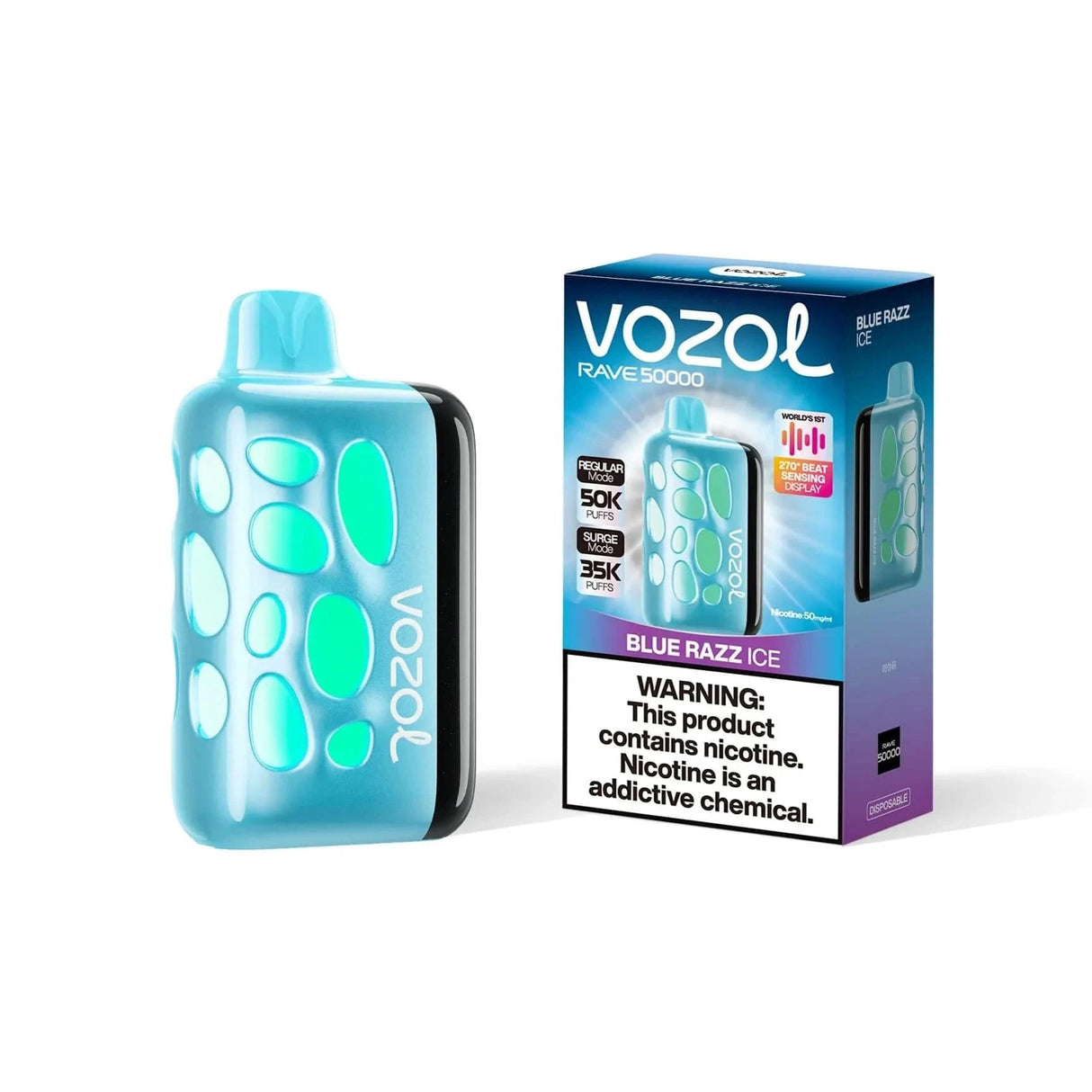 Vozol Rave Vape Disposable - 50,000 Puffs