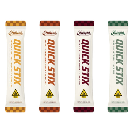 Sherpa Quick Stix Fast Acting THC Drink Mix - 150mg