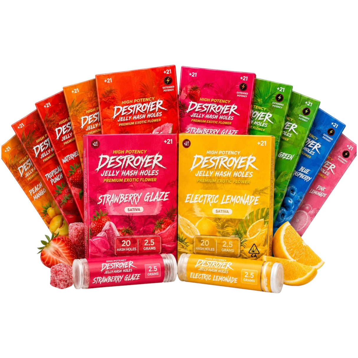 Destroyer Jelly Hash Holes Premium Exotic Flower - 2.5g