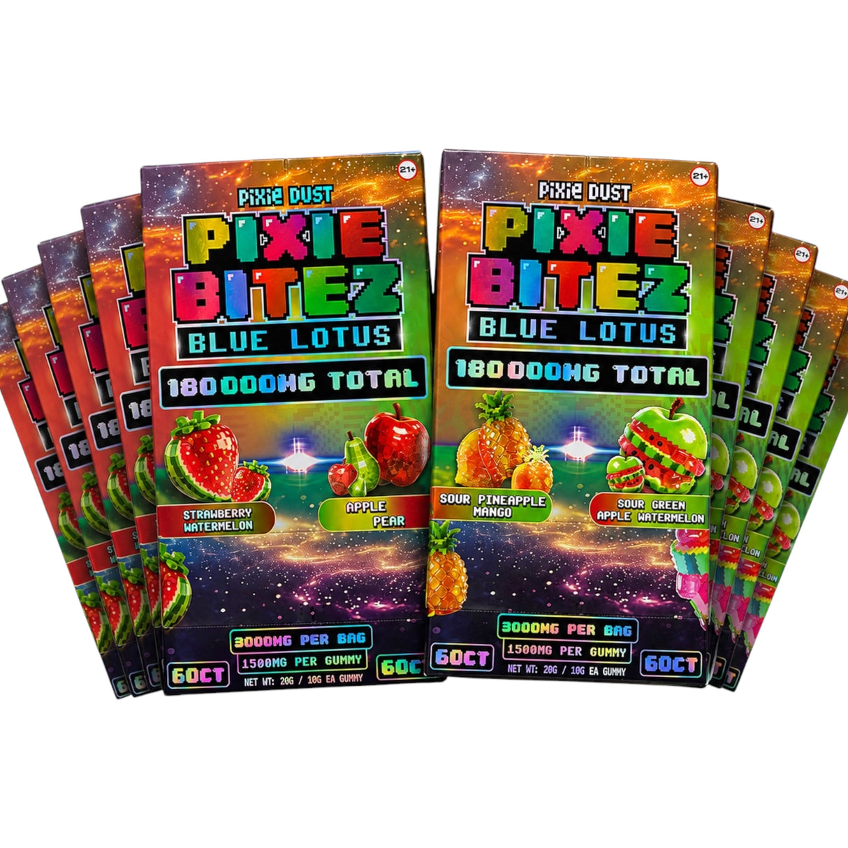 Pixie Dust Pixie Bitez Blue Lotus Gummies - 3,000mg