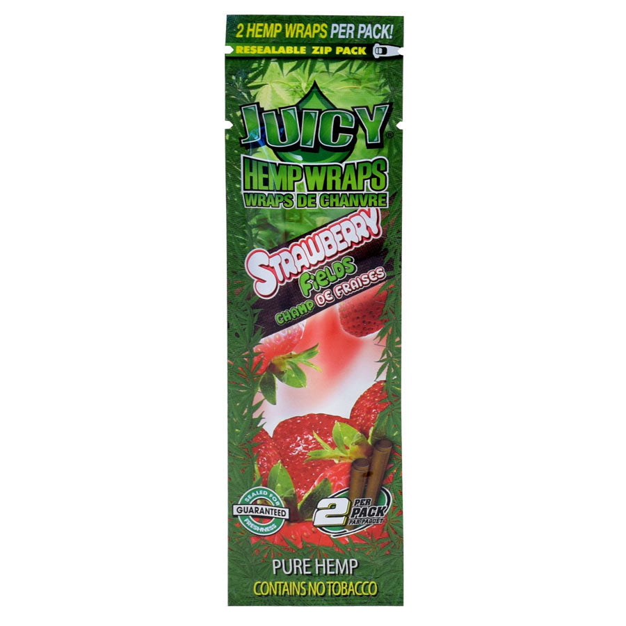 Juicy Natural Hemp Wraps 2 Per Pack