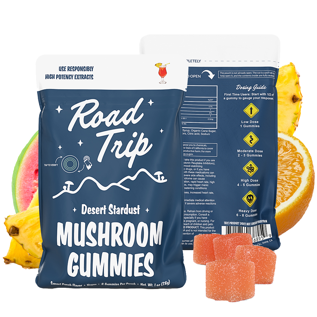 Road Trip Mushroom Desert Stardust Gummies