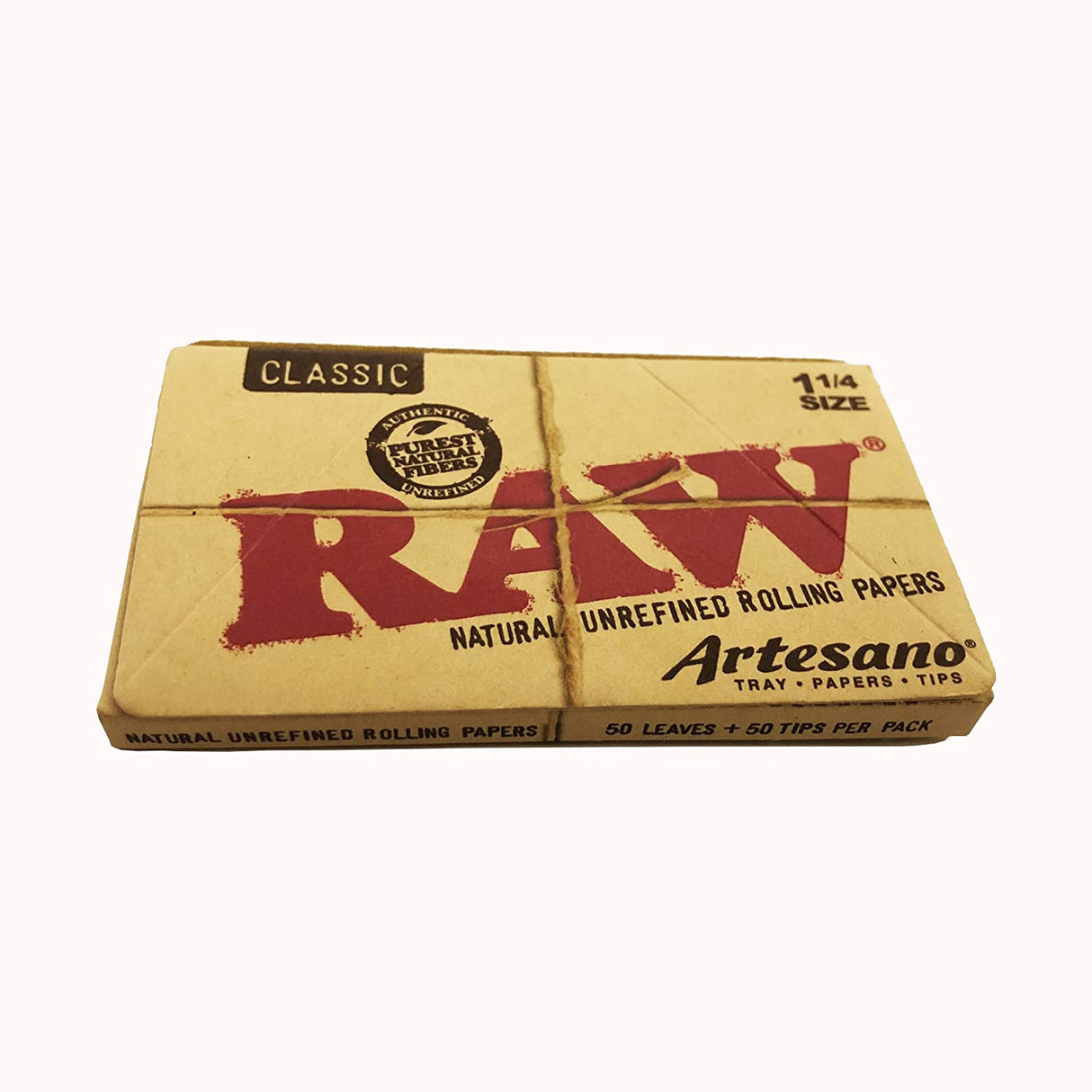 RAW Classic Artesano 50 Leaves + 50 Tips Per Pack