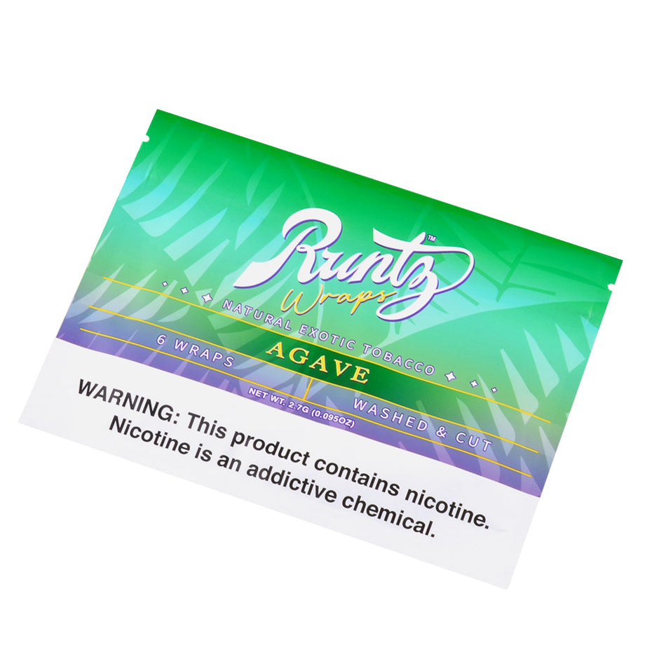 Runtz Natural Exotic Tobacco Wraps Washed & Cut