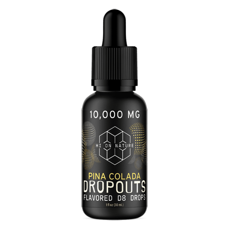 Hi On Nature: Dropouts Delta-8 Tincture - 30ml, 10,000mg