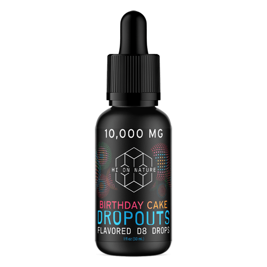 Hi On Nature: Dropouts Delta-8 Tincture - 30ml, 10,000mg