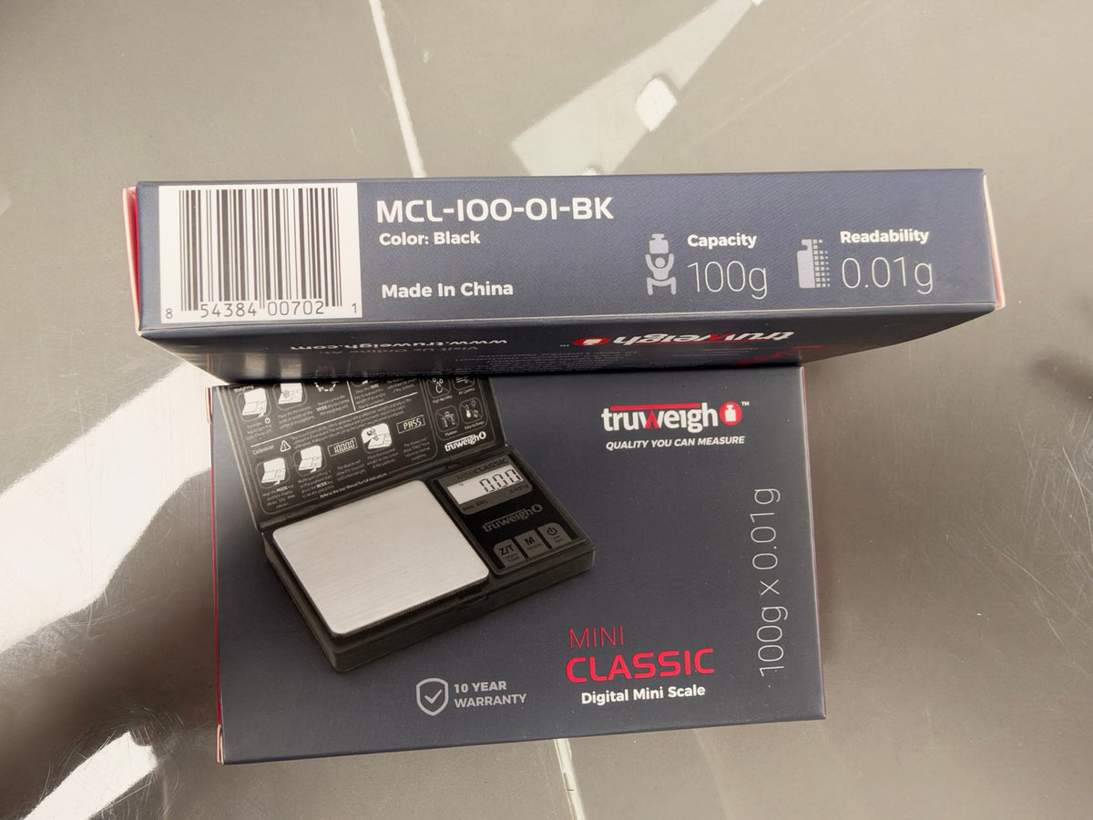 Truweigh Mini Classic - Black - 100g x 0.01g