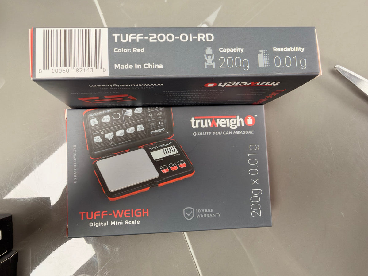 Truweigh Tuff-Weigh - Red - 200g x 0.01g